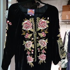 Johnny Was Velvet Top